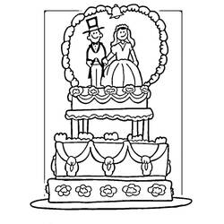 Malvorlage: Hochzeit (Feiertage und besondere Anlässe) #56017 - Kostenlose Malvorlagen zum Ausdrucken