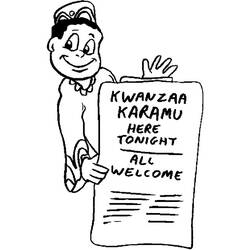 Malvorlage: Kwanzaa (Feiertage und besondere Anlässe) #60536 - Kostenlose Malvorlagen zum Ausdrucken