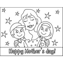 Malvorlage: Muttertag (Feiertage und besondere Anlässe) #129768 - Kostenlose Malvorlagen zum Ausdrucken