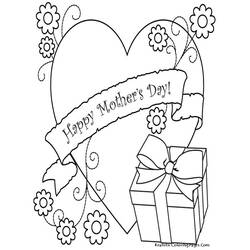 Malvorlage: Muttertag (Feiertage und besondere Anlässe) #129846 - Kostenlose Malvorlagen zum Ausdrucken