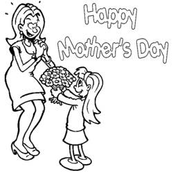 Malvorlage: Muttertag (Feiertage und besondere Anlässe) #129861 - Kostenlose Malvorlagen zum Ausdrucken