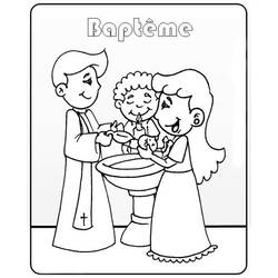 Malvorlage: Taufe (Feiertage und besondere Anlässe) #57459 - Kostenlose Malvorlagen zum Ausdrucken