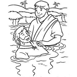 Malvorlage: Taufe (Feiertage und besondere Anlässe) #57473 - Kostenlose Malvorlagen zum Ausdrucken