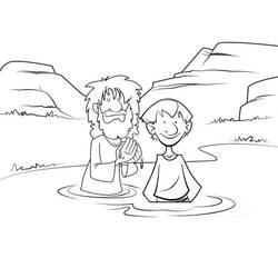 Malvorlage: Taufe (Feiertage und besondere Anlässe) #57495 - Kostenlose Malvorlagen zum Ausdrucken