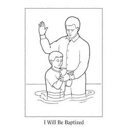Malvorlage: Taufe (Feiertage und besondere Anlässe) #57504 - Kostenlose Malvorlagen zum Ausdrucken
