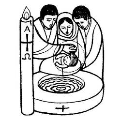 Malvorlage: Taufe (Feiertage und besondere Anlässe) #57530 - Kostenlose Malvorlagen zum Ausdrucken