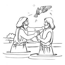 Malvorlage: Taufe (Feiertage und besondere Anlässe) #57561 - Kostenlose Malvorlagen zum Ausdrucken