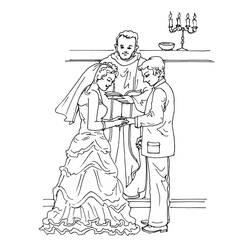 Malvorlage: Hochzeit (Feiertage und Feiern) #56078 - Kostenlose Malvorlagen zum Ausdrucken