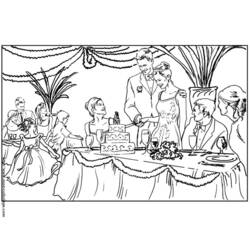 Malvorlage: Hochzeit (Feiertage und Feiern) #56111 - Kostenlose Malvorlagen zum Ausdrucken