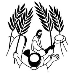 Malvorlage: Palmsonntag (Feiertage und Feiern) #60310 - Kostenlose Malvorlagen zum Ausdrucken