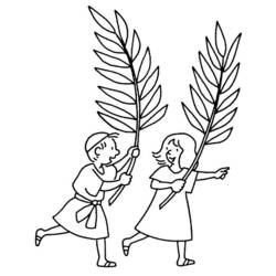 Malvorlage: Palmsonntag (Feiertage und Feiern) #60315 - Kostenlose Malvorlagen zum Ausdrucken