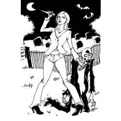 Malvorlage: Buffy die Vampirjägerin (Fernsehshows) #152697 - Kostenlose Malvorlagen zum Ausdrucken