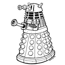 Malvorlage: Doctor Who (Fernsehshows) #153139 - Kostenlose Malvorlagen zum Ausdrucken