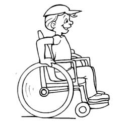 Malvorlage: Behinderte (Figuren) #98407 - Kostenlose Malvorlagen zum Ausdrucken