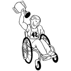 Malvorlage: Behinderte (Figuren) #98417 - Kostenlose Malvorlagen zum Ausdrucken