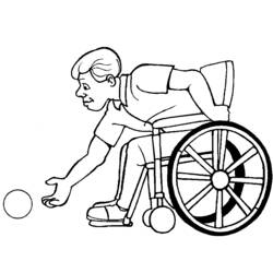 Malvorlage: Behinderte (Figuren) #98422 - Kostenlose Malvorlagen zum Ausdrucken