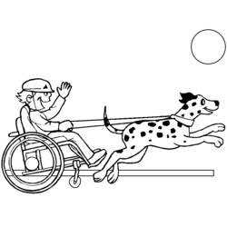 Malvorlage: Behinderte (Figuren) #98432 - Kostenlose Malvorlagen zum Ausdrucken