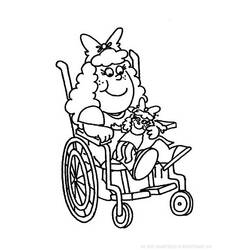 Malvorlage: Behinderte (Figuren) #98433 - Kostenlose Malvorlagen zum Ausdrucken