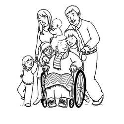 Malvorlage: Behinderte (Figuren) #98511 - Kostenlose Malvorlagen zum Ausdrucken
