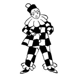 Malvorlage: Clown (Figuren) #90967 - Kostenlose Malvorlagen zum Ausdrucken