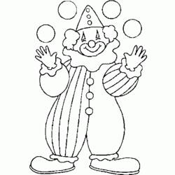 Malvorlage: Clown (Figuren) #90988 - Kostenlose Malvorlagen zum Ausdrucken