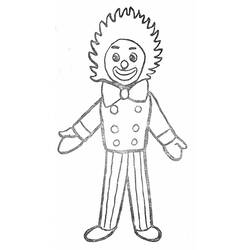 Malvorlage: Clown (Figuren) #91080 - Kostenlose Malvorlagen zum Ausdrucken