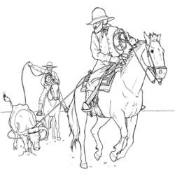 Malvorlage: Cowboy (Figuren) #91414 - Kostenlose Malvorlagen zum Ausdrucken