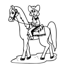 Malvorlage: Cowboy (Figuren) #91420 - Kostenlose Malvorlagen zum Ausdrucken