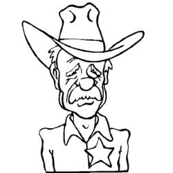 Malvorlage: Cowboy (Figuren) #91436 - Kostenlose Malvorlagen zum Ausdrucken