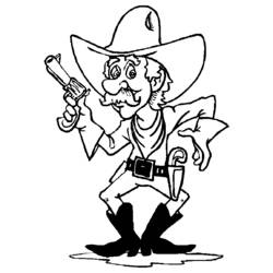 Malvorlage: Cowboy (Figuren) #91463 - Kostenlose Malvorlagen zum Ausdrucken