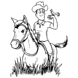 Malvorlage: Cowboy (Figuren) #91475 - Kostenlose Malvorlagen zum Ausdrucken