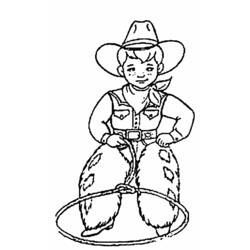 Malvorlage: Cowboy (Figuren) #91476 - Kostenlose Malvorlagen zum Ausdrucken