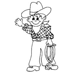 Malvorlage: Cowboy (Figuren) #91494 - Kostenlose Malvorlagen zum Ausdrucken