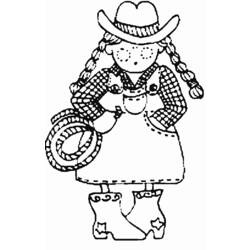 Malvorlage: Cowboy (Figuren) #91495 - Kostenlose Malvorlagen zum Ausdrucken