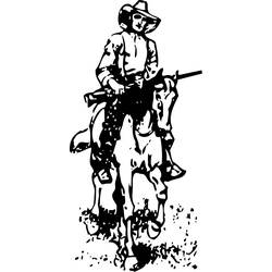 Malvorlage: Cowboy (Figuren) #91533 - Kostenlose Malvorlagen zum Ausdrucken