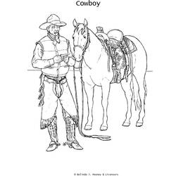 Malvorlage: Cowboy (Figuren) #91539 - Kostenlose Malvorlagen zum Ausdrucken