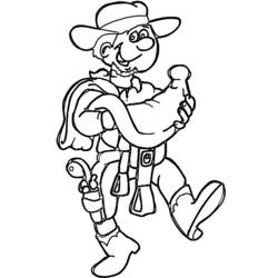 Malvorlage: Cowboy (Figuren) #91542 - Kostenlose Malvorlagen zum Ausdrucken
