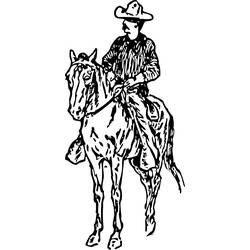 Malvorlage: Cowboy (Figuren) #91588 - Kostenlose Malvorlagen zum Ausdrucken