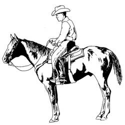 Malvorlage: Cowboy (Figuren) #91639 - Kostenlose Malvorlagen zum Ausdrucken