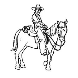 Malvorlage: Cowboy (Figuren) #91657 - Kostenlose Malvorlagen zum Ausdrucken