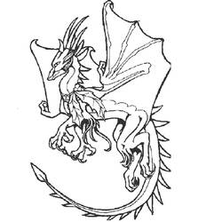 Malvorlage: Drachen (Figuren) #148357 - Kostenlose Malvorlagen zum Ausdrucken