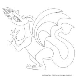 Malvorlage: Drachen (Figuren) #148513 - Kostenlose Malvorlagen zum Ausdrucken