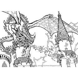 Malvorlage: Drachen (Figuren) #148518 - Kostenlose Malvorlagen zum Ausdrucken