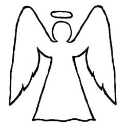 Malvorlage: Engel (Figuren) #86248 - Kostenlose Malvorlagen zum Ausdrucken