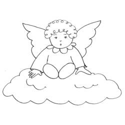 Malvorlage: Engel (Figuren) #86249 - Kostenlose Malvorlagen zum Ausdrucken