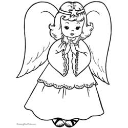 Malvorlage: Engel (Figuren) #86253 - Kostenlose Malvorlagen zum Ausdrucken