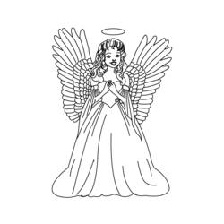 Malvorlage: Engel (Figuren) #86257 - Kostenlose Malvorlagen zum Ausdrucken