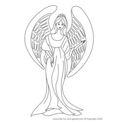 Malvorlage: Engel (Figuren) #86261 - Kostenlose Malvorlagen zum Ausdrucken