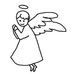 Malvorlage: Engel (Figuren) #86276 - Kostenlose Malvorlagen zum Ausdrucken