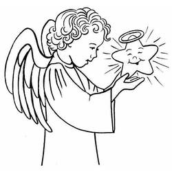 Malvorlage: Engel (Figuren) #86312 - Kostenlose Malvorlagen zum Ausdrucken